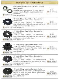 Racing Power Wheels Part 3 Selecting Sprocket Size And