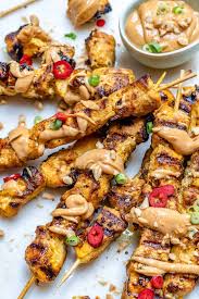 Blend to a really smooth paste. Best Chicken Satay With Peanut Sauce Recipe Healthy Fitness Meals