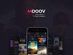 mooov tv show app ui kit free