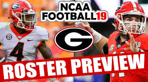 Georgia 2018 Roster Preview Updated Rosters For Ncaa Football 14 Operation Sports