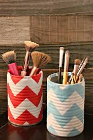 makeup storage containers from fabric