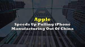 Apple Speeds Up Pulling iPhone Manufacturing Out Of China | the deep dive