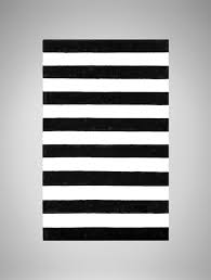 black and white stripe area rug west