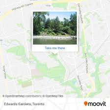 edwards gardens in toronto by bus