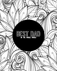 six free fathers day coloring pages