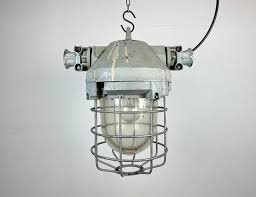 Industrial Bunker Ceiling Light With