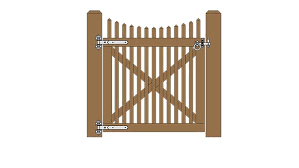 Snug Cottage Hardware Free Gate Plans