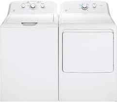 Choosing the right washer and dryer. Ge Gewadrew241 Side By Side Washer Dryer Set With Top Load Washer And Electric Dryer In White