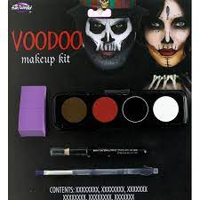voodoo makeup kit brown red black