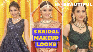 3 indian bridal makeup looks how to