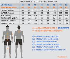 Suits Size Chart Crackers And Co Cafe