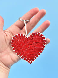 easy valentine heart key chain dream