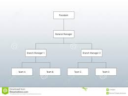 Organization Chart Stock Vector Illustration Of Organic