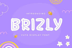 brizly cute display font
