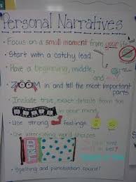 Anchor Charts I Like The Personal Narrative One Could Use