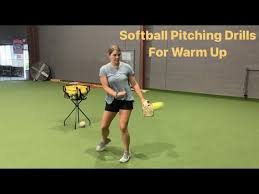 softball pitching drills for warm up