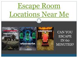 Can you and yours make it through the game before time runs out? Escape Room Near Me Open Today
