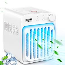 The makers of icybreeze say the result is cold air that's guaranteed to be up to 35 degrees colder than the air outside. Buy Portable Air Conditioner Rechargeable Evaporative Air Cooler Fan With Blue Atmosphere Light For Home Office Room Front Double Ice Box Online In Germany B08zsgsbbs