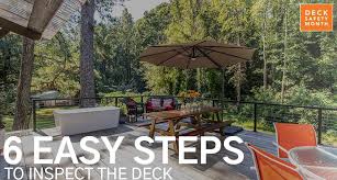6 Easy Steps To Inspect The Deck