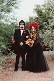 tacular day of the dead wedding