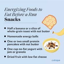 what to eat before running according