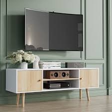 Cozy Castle Wood Tv Stand For 50 55 60