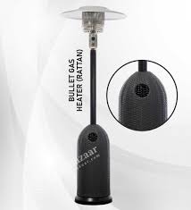 stainless steel bullet gas patio heater