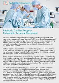 Pediatric residency personal statement Pinterest