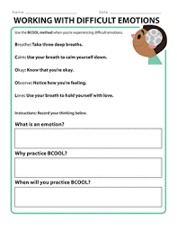 Printable mental health worksheets for adults printable mental health worksheets for adults can help a instructor or student to understand and comprehend the lesson strategy within a a lot quicker way. Social Emotional Printable Worksheets Education Com