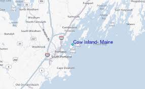Cow Island Maine Tide Station Location Guide
