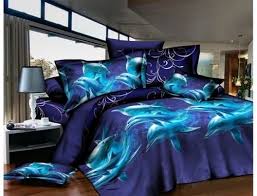 Blue 3d Printed Myra Bed Sheet Size