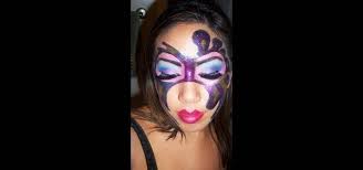 glitter makeup masquerade mask