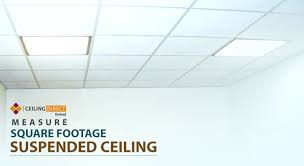 Square Footage Of A Suspended Ceiling