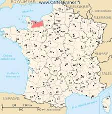 calvados map cities and data of the