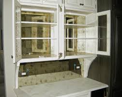 Antiqued Mirror Kitchen Cabinets