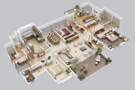 4 bedroom apartment house plans