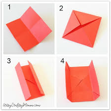 diy origami gift box for valentine s day