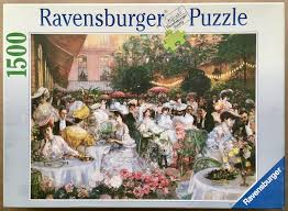 Ravensburger puzzles und 3d puzzles. 1500 Ravensburger Ritz Hotel Paris 1904 Jeanniot Rare Puzzles