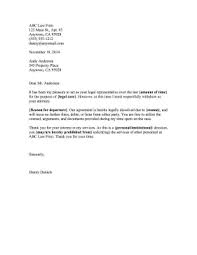 printable disenement letter legal