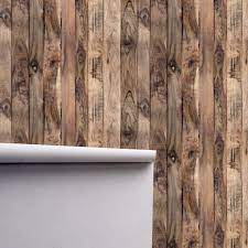 Brown Planks Reclaimed Wood Wallpaper