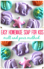 how to make glycerin soap with kids