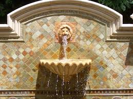 Lion Water Fountain Cast Stone Lion