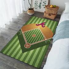 carpets baseball field area rug 3d all