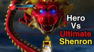 Hero Vs Ultimate Shenron! The Final Boss Of Dragon Ball Ultimate Tenkaichi  - YouTube