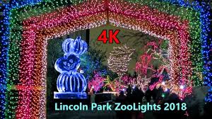 Lincoln Park Zoo Lights 4k Ice Sculpture Light Tunnel Wonderlawn Show Free 2018