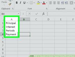 Image Titled Calculate An Interest Payment Using Excel Step 3