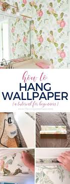 how to hang pre pasted wallpaper