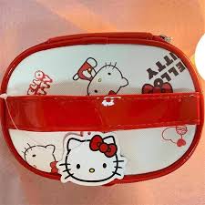 bow cosmetic bag makeup case
