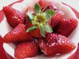 balsamic strawberries  not heated