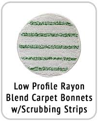 carpet bonnet pads microfiber rayon
